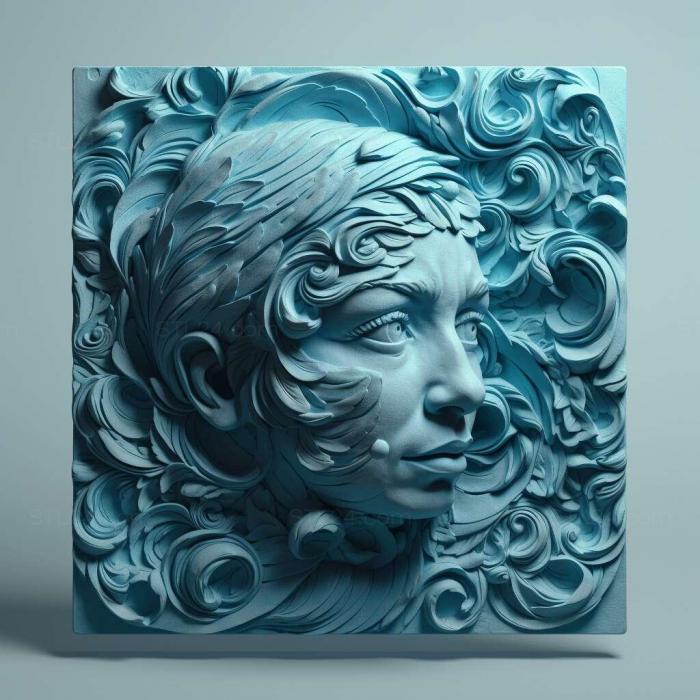 Patterns and decorations (stl blue 2, PATTERN_1178) 3D models for cnc